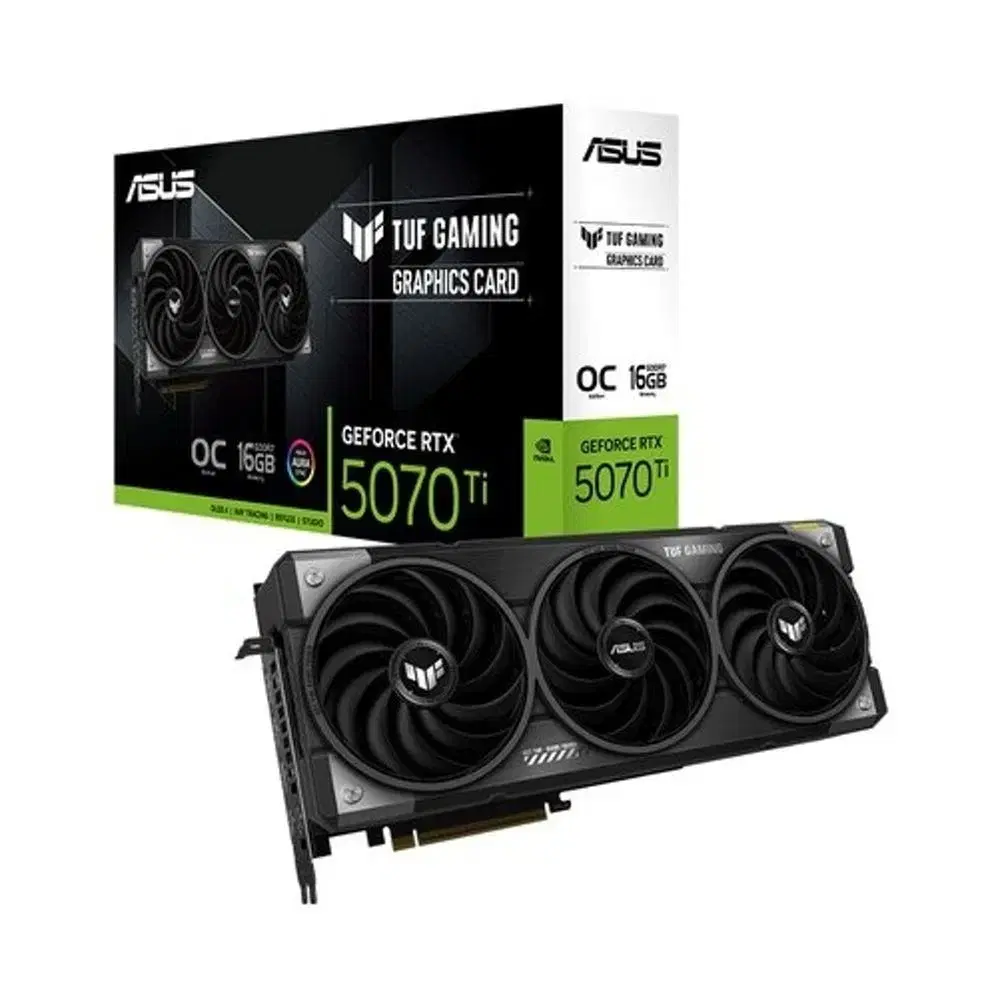 asus tuf gaming RTX5070TI OC D7 16GB 인텍